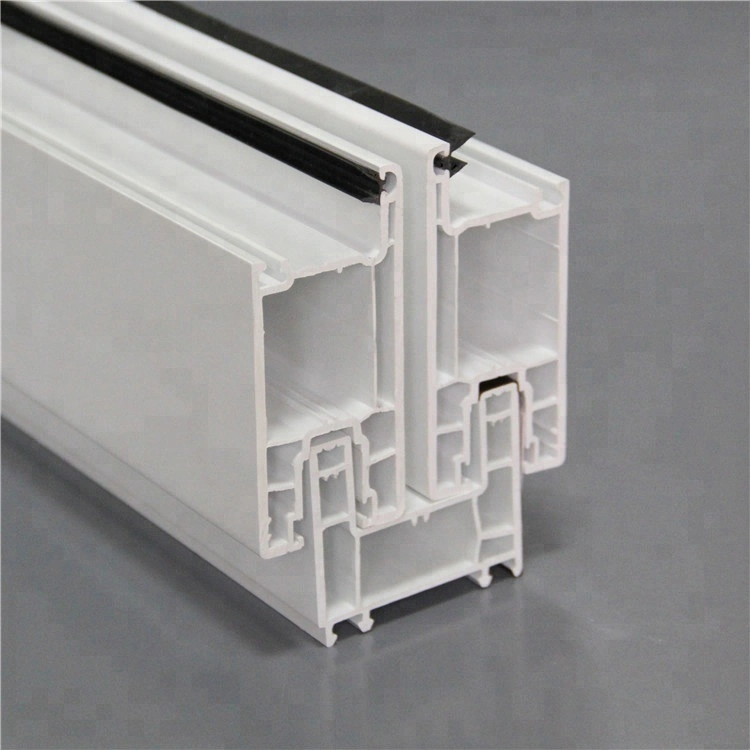 Color Co-Extrustion UPVC/PVC Plastic Profile/Plastic Frame Material with Lead Free