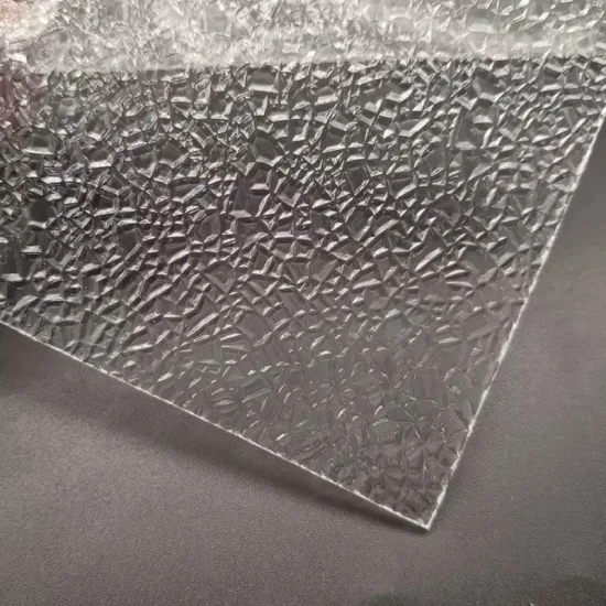 Hersteller-Direktvertrieb von dekorativen Plexiglasplatten in verschiedenen Größen, kundenspezifische transparente Farbplatte, strukturiertes geprägtes Acryl